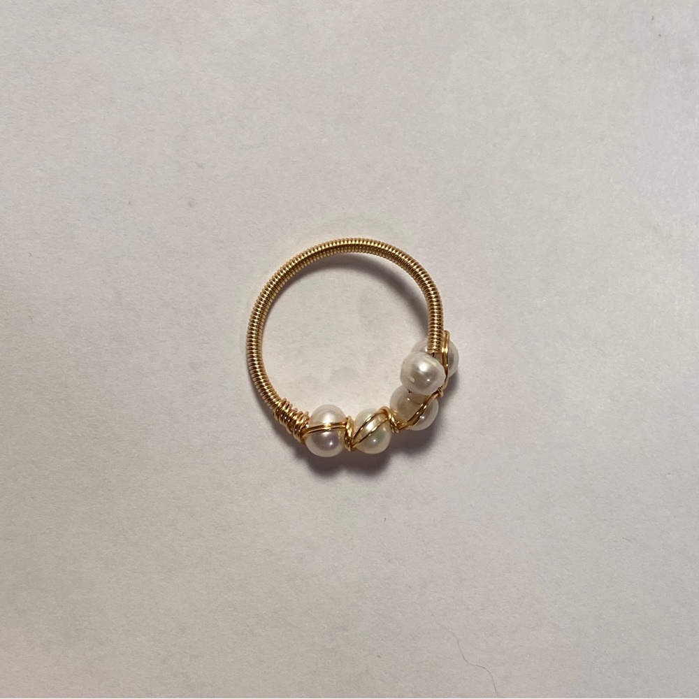 Handmade Pearls Rings - Picture 2 of 3